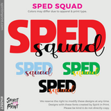 Vintage Tee - Red Frost (SPED Squad #143527)