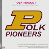 Basic Core Long Sleeve - Athletic Maroon (Polk Mascot #143537)