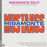Dri-Fit Tee - Deep Orange (Miramonte Split #143604)