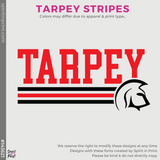 Hoodie - Red (Tarpey Stripes #143621)