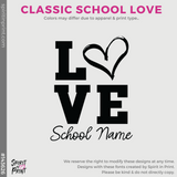 Basic Core Long Sleeve - Athletic Heather (Classic - School Love #143626)