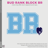 Basic Tee - Light Blue (Bud Rank Block BR #143632)