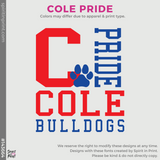 Basic Core Long Sleeve - Jet Black (Cole Bulldogs Pride #143664)