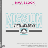 Ladies Next Level Cotton Tee- White (Mission Vista Academy Block #143681)