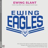 Crewneck Sweatshirt - Athletic Grey (Ewing Slant #143685)
