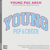 Basic Tee - Athletic Heather (Young Pep & Cheer)