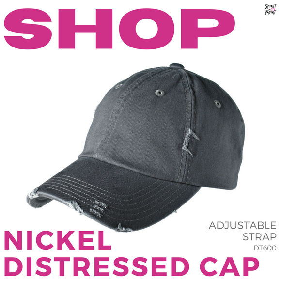 District Distressed Cap- Nickel