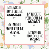Unisex Tee - My Fav People Call Me (#143721)