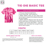 Hope Love Cure Tee - Pink Tie Dye