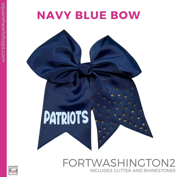 Navy Blue Bow- Fort Washington 2