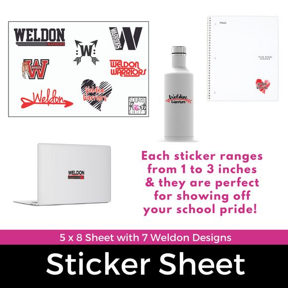 Weldon Sticker Sheet