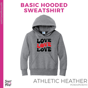 Hoodie - Athletic Grey (Triple Love #143690)