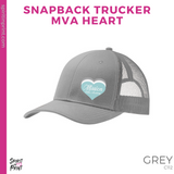 Snapback Trucker Cap- Grey