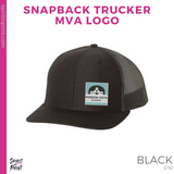 Snapback Trucker Cap- Black