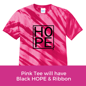 Hope Tee - Pink Tiger Stripe
