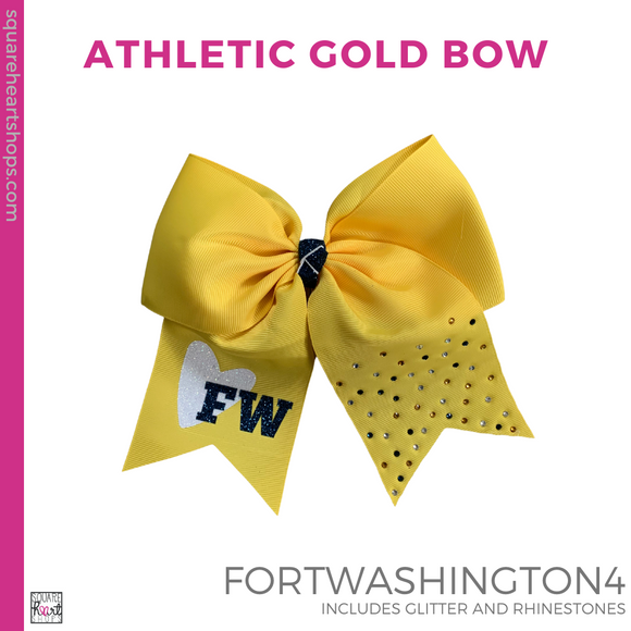 Athletic Gold Bow- Fort Washington 4