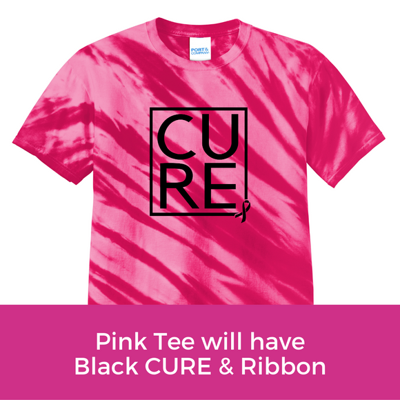 Cure Tee - Pink Tiger Stripe