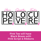 Hope Love Cure Tee - Pink Tie Dye Long Sleeve