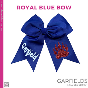 Royal Blue Bow- Garfield 5