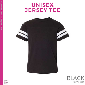 Unisex Jersey Tee - Black (Polk Mascot #143537)
