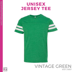 Unisex Jersey Tee - Kelly Green (Oraze Checkerboard #143385)