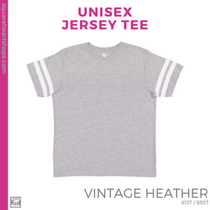 Unisex Jersey Tee - Vintage Heather (Garfield Bubble #143380)