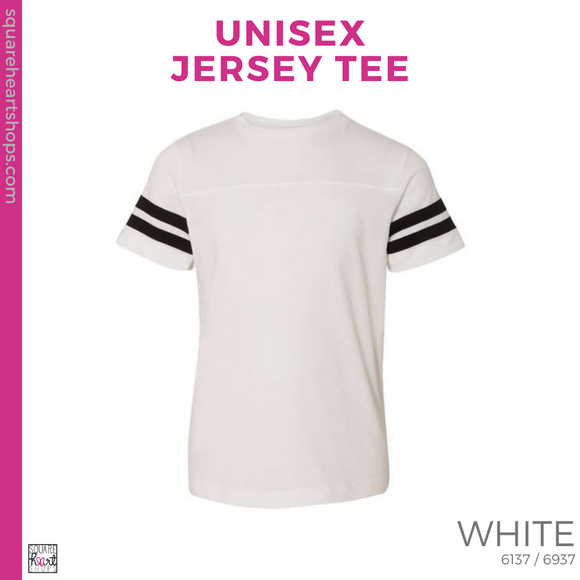 Unisex Jersey Tee - White (Valley Oak Heart #143413)