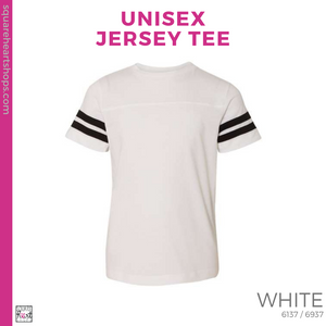 Unisex Jersey Tee - White (Sierra Vista Heart #143456)