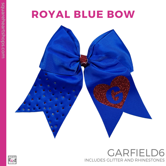 Royal Blue Bow- Garfield 6