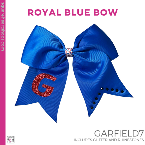 Royal Blue Bow- Garfield 7