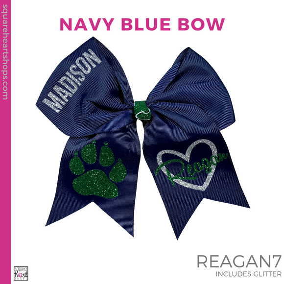 Navy Blue Bow- Reagan 7