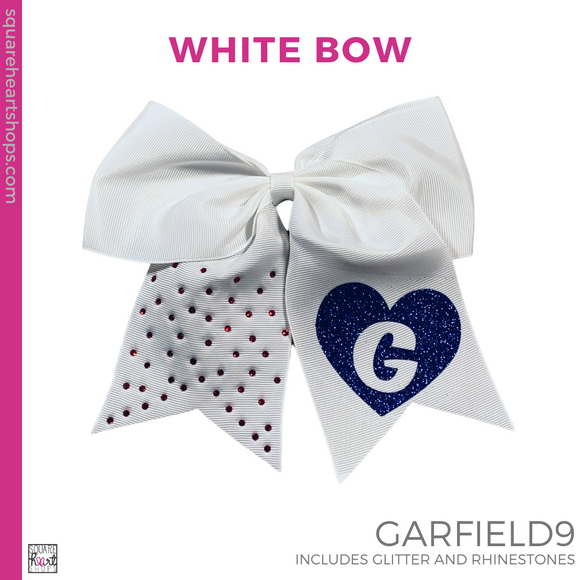 White Bow- Garfield 9