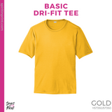 Basic Dri-Fit Tee - Gold (Sierra Vista SV #143457)
