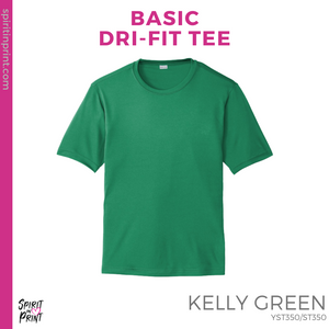 Basic Dri-Fit Tee - Kelly Green (Oraze Newest #143129)