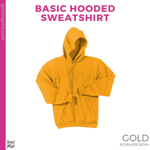 Basic Hoodie - Gold (Sierra Vista SV #143457)