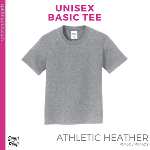 Basic Tee - Athletic Heather (St. Anthony's Crest #143436)