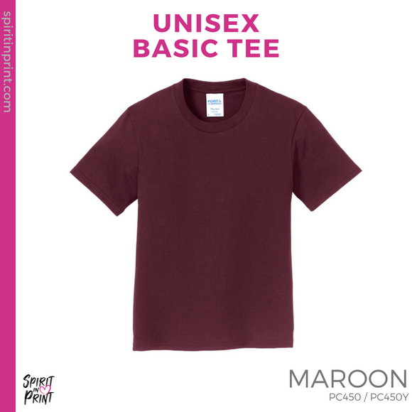 Basic Tee - Maroon (Lincoln Special #143647)