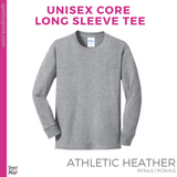 Basic Core Long Sleeve - Athletic Heather (Red Bank Checkers #143614)