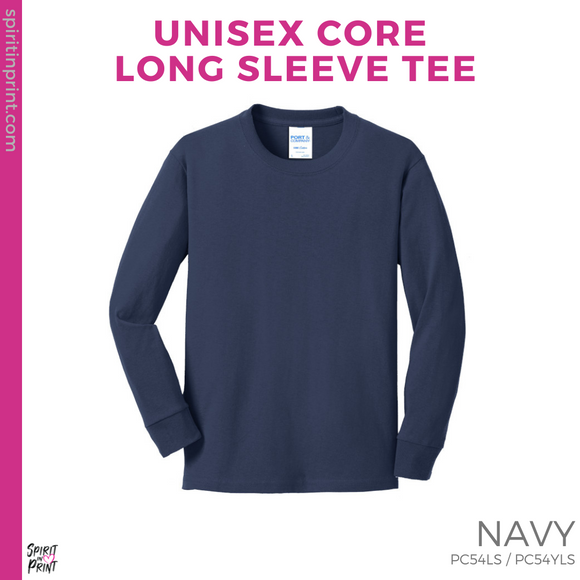Basic Core Long Sleeve - Navy (Bud Rank Newest #142180)
