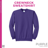 Crewneck Sweatshirt - Purple (Gettysburg Generals #143639)