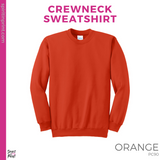 Crewneck Sweatshirt - Orange (Miramonte Split #143604)