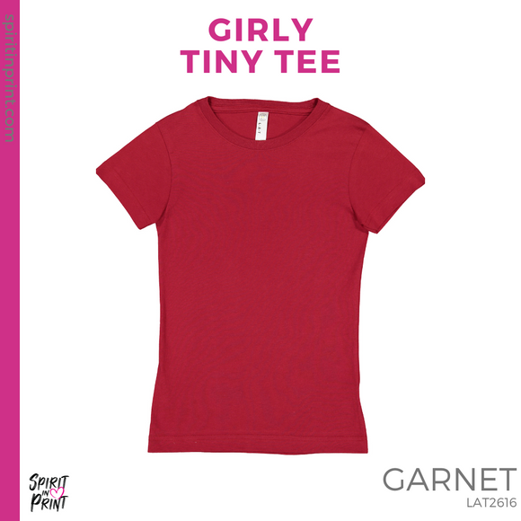 Girly Tiny Tee - Garnet (Young Jets Thing #143376)