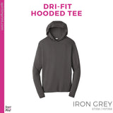 Youth Dri-Fit Hooded Tee - Iron Grey (Mission Vista Academy Block #143681)