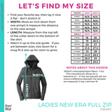 Ladies Full-Zip Hoodie- Heathered Navy (CPA Rectangle #143660)