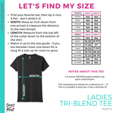 Ladies Tri-Blend Tee- Prem Heather (CPA Rectangle #143660)