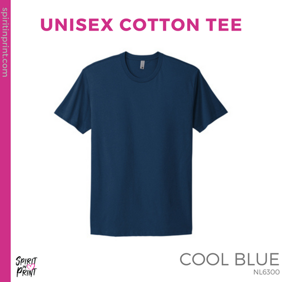 Unisex Cotton Tee- Cool Blue (CPA Rectangle #143660)