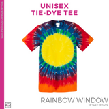 Window Tie-Dye Tee - Rainbow (Stockpile #143541)
