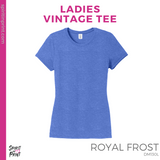 Ladies Vintage Tee - Royal Frost (CPA Heart #143658)