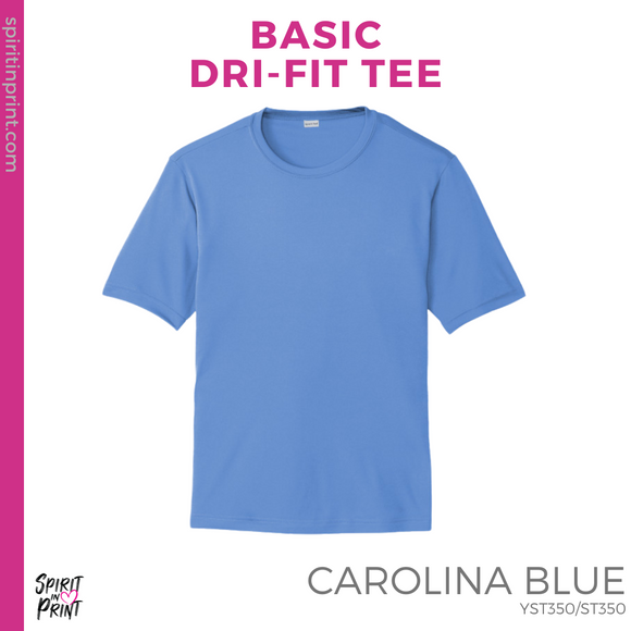 Dri-Fit Tee - Carolina Blue (Bud Rank Block BR #143632)