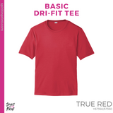 Basic Dri-Fit Tee - True Red (Red Bank Newest #143402)